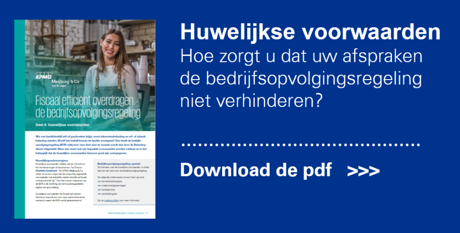 BOR en huwelijkse voorwaarden