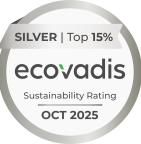 Ecovadis zilveren medaille 2025